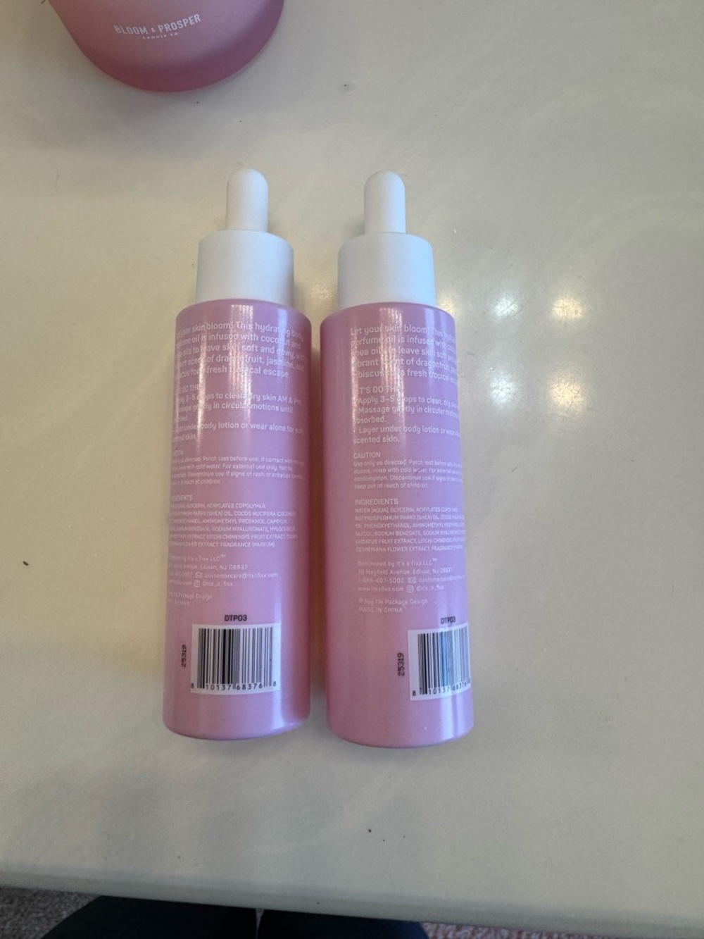 Spa Scentials Tropical Petals Body Oil & Perfume Set 🌸 Hydrating Glow Duo - Picture 4 of 6